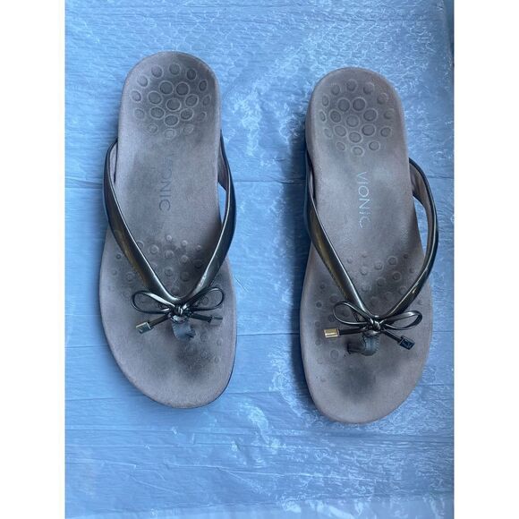 Vionic Women’s Bella Toe Post Sandal Sz 10 - Picture 5 of 8